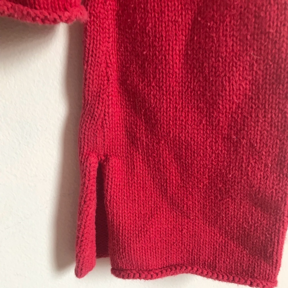 Vintage Tommy Hilfiger Jeans Red Sweater - Picture 5 of 8